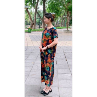 Bộ lanh hoa đẹp quần có túi 2 bên chất lanh hoa đẹp