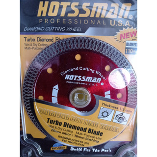 , Lưỡi cắt gạch đa năng, lưỡi cắt bê tông, lưỡi cắt đá Hotssman, 110x1.2x20mm