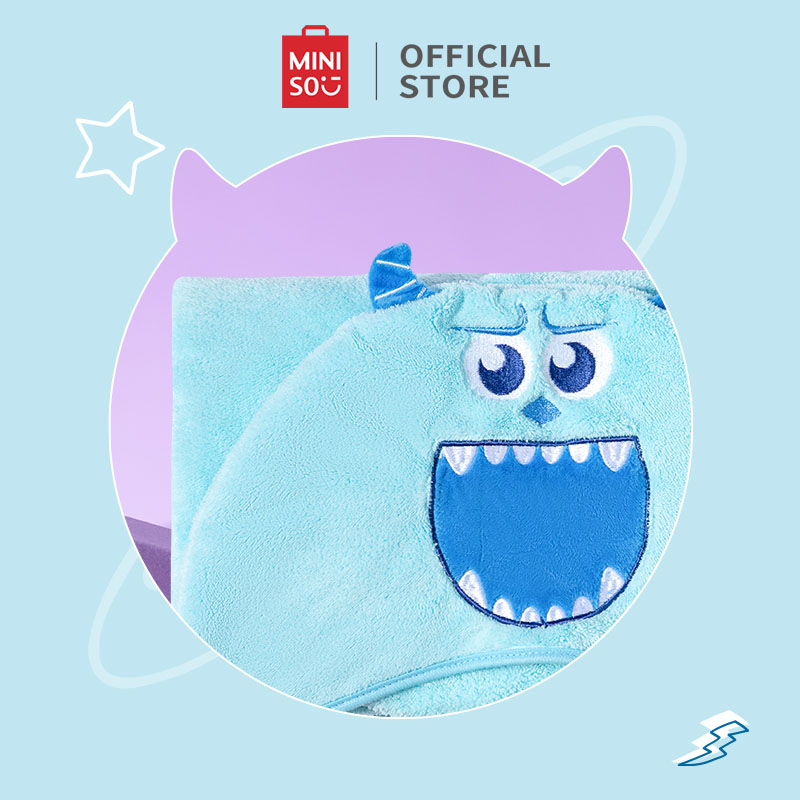 MINISO Disney Pixar Khăn em bé Sullivan Chăn điều hòa có mũ trùm đầu