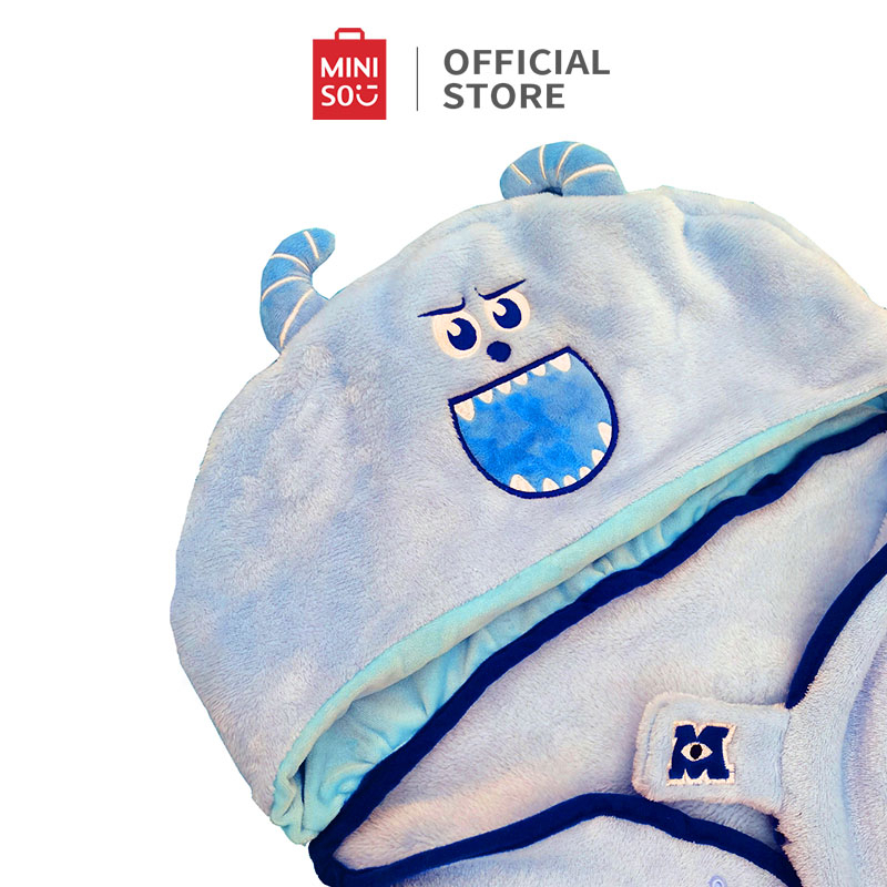 MINISO Disney Pixar Khăn em bé Sullivan Chăn điều hòa có mũ trùm đầu