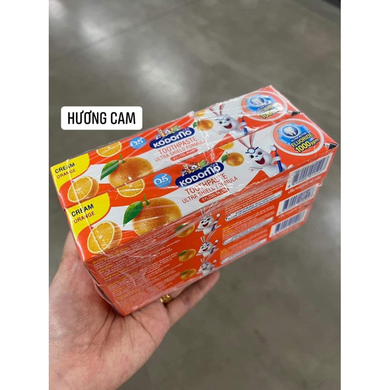 Lốc 6 Tuýp Kem Đánh Răng Kodomo Kid Trẻ Em Thái Lan Loại 40g