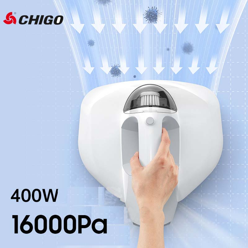 Máy hút bụi gường nệm cầm tay CHIGO lực hút 16.000Pa siêu mạnh làm sạch