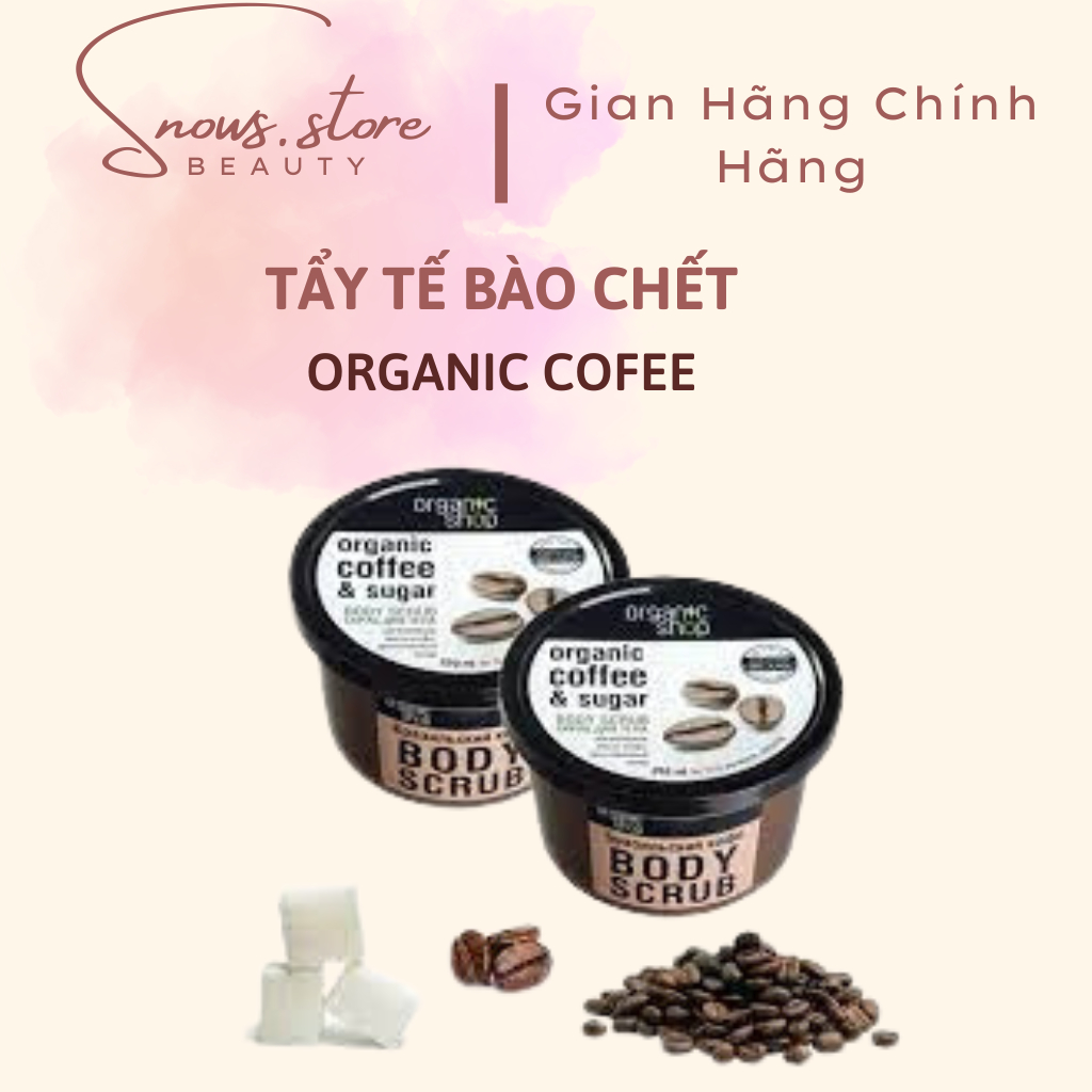 Tẩy Tế Bào Chết Body Cafe Organic Nga