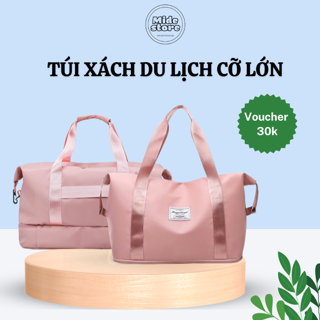 Túi Xách Du Lịch Boxelo Cỡ Lớn Chống Thấm Nước, Đựng Quần Áo, Mỹ Phẩm, Nam Nữ Đều Có Thể Sử Dụng.