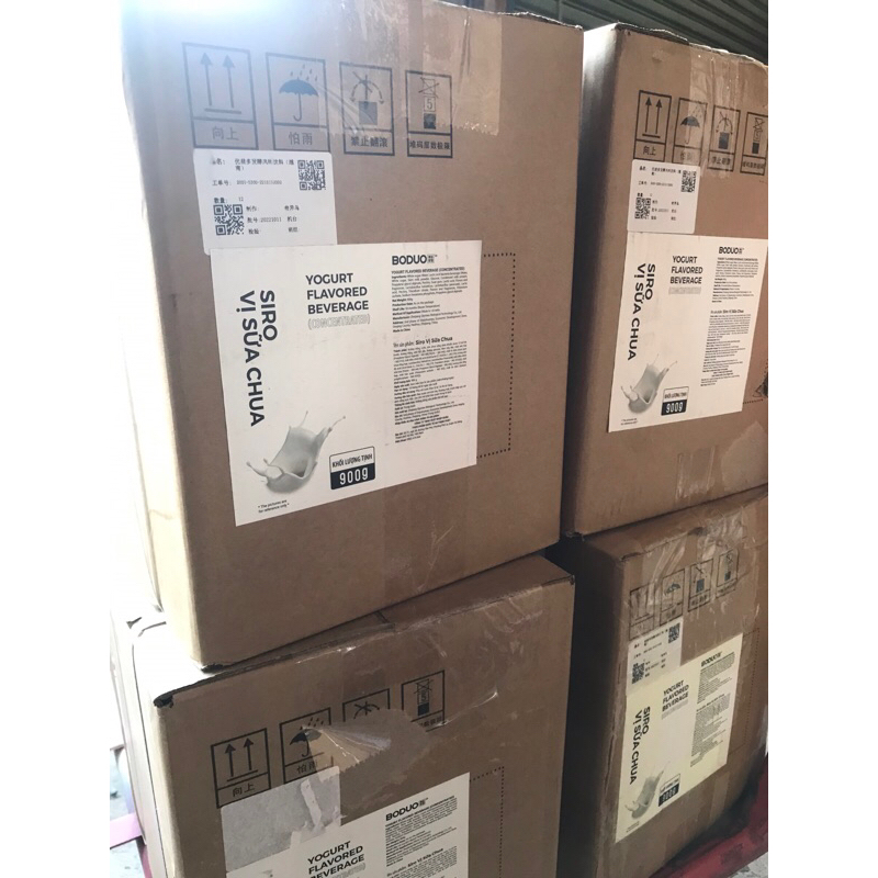 Siro sữa chua Boduo chai 900g