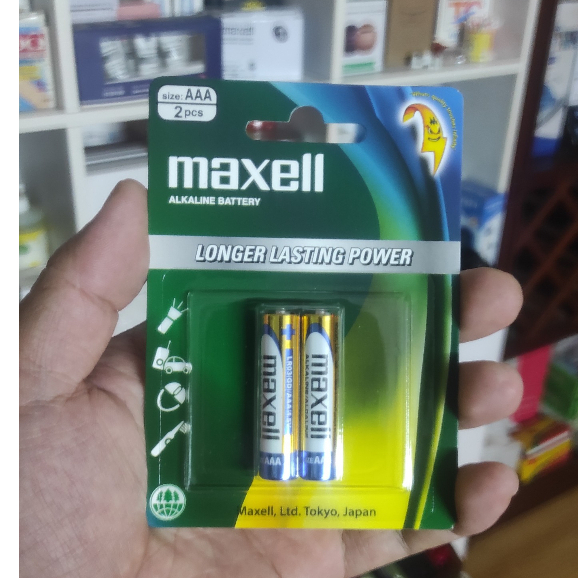Pin AAA (3A) Maxell Alkaline 1.5V Vỉ 2 Viên LR6- Chính Hãng | Pin 3A, Pin máy đo huyết áp, Pin micro