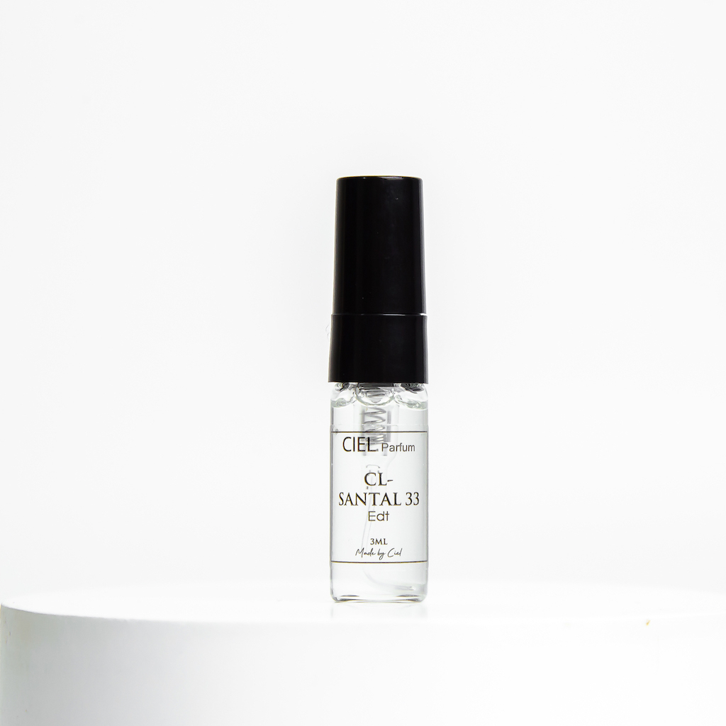 Nước hoa nam cao cấp CL Santal 33 Edp chính hãng CIEL Parfum 3ml phong cách Sang trọng, gợi cảm, tinh tế
