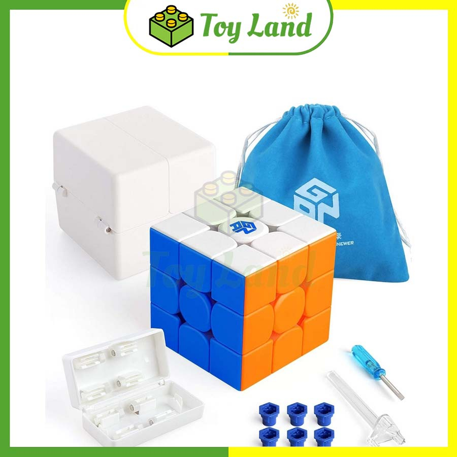 Rubik 3x3 Gan11M Pro Stickerless Có Nam Châm Rubic Gan 11 M Pro 3 Tầng 3x3x3 Đồ Chơi Lắp Ráp Xếp Hình