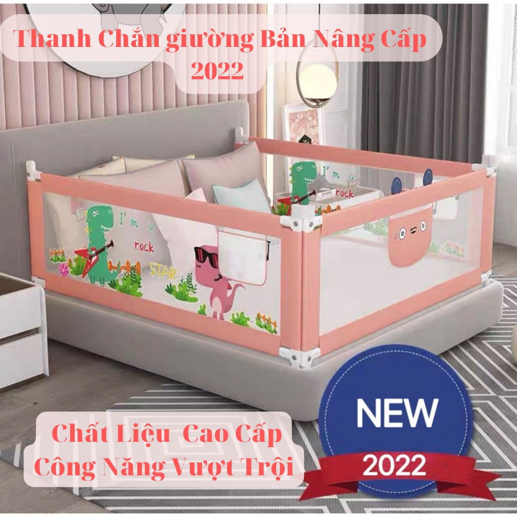 Thanh chắn giường Sale giá nhập bảo vệ an toàn cho bé Mẫu 2022!!!