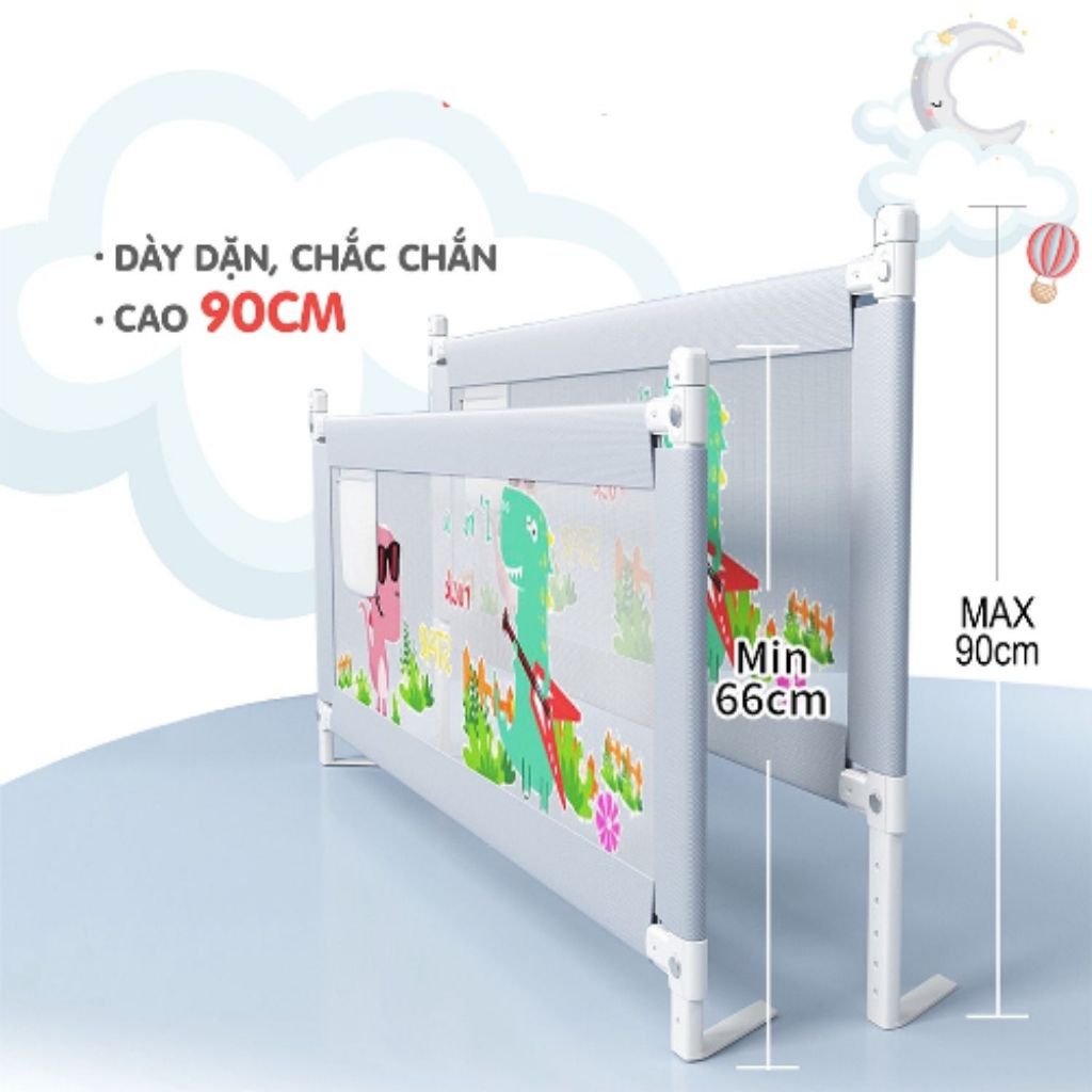 Thanh chắn giường Sale giá nhập bảo vệ an toàn cho bé Mẫu 2022!!!