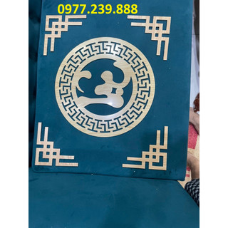 Bộ viền 4 góc và chữ bằng alu trang trí bàn thờ