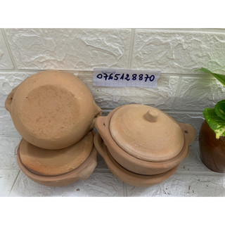 nồi đất 6 kho quẹt  có nấp 13.5 cm