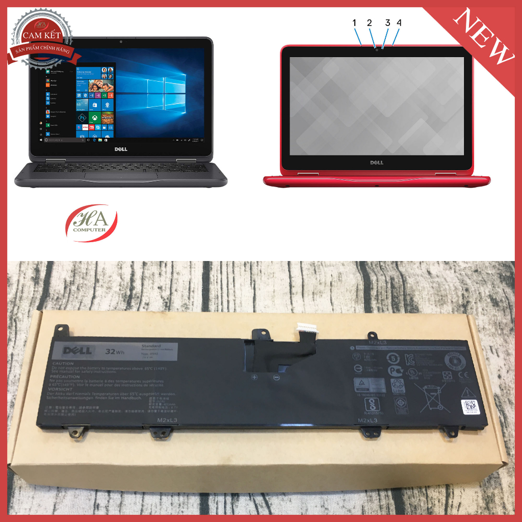 Pin Sạc dell Inspiron 11 3185 2-in-1