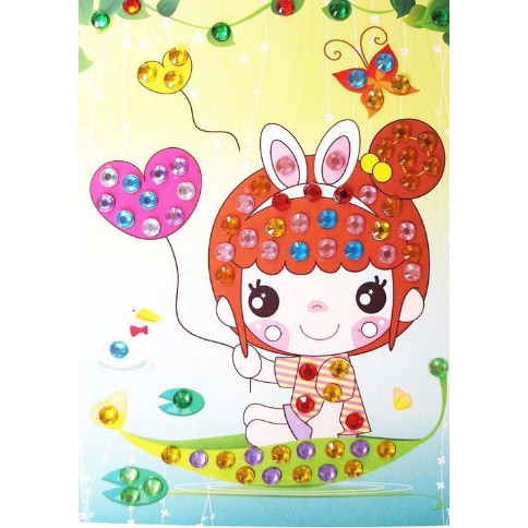 Tranh dán đá cho bé TÉPPI STORE 18x13cm