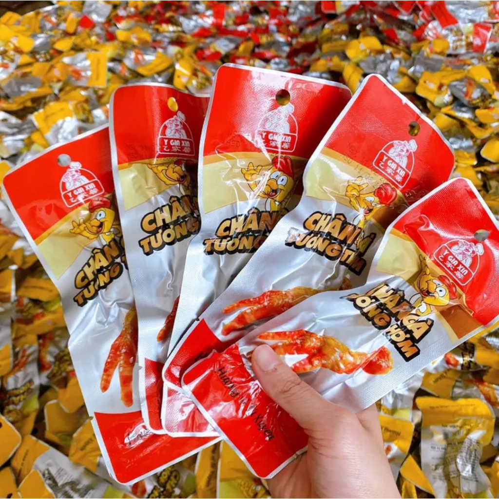 COMBO 10 Chân gà cay tương thơm vị tứ xuyên sản xuất tai việt nam