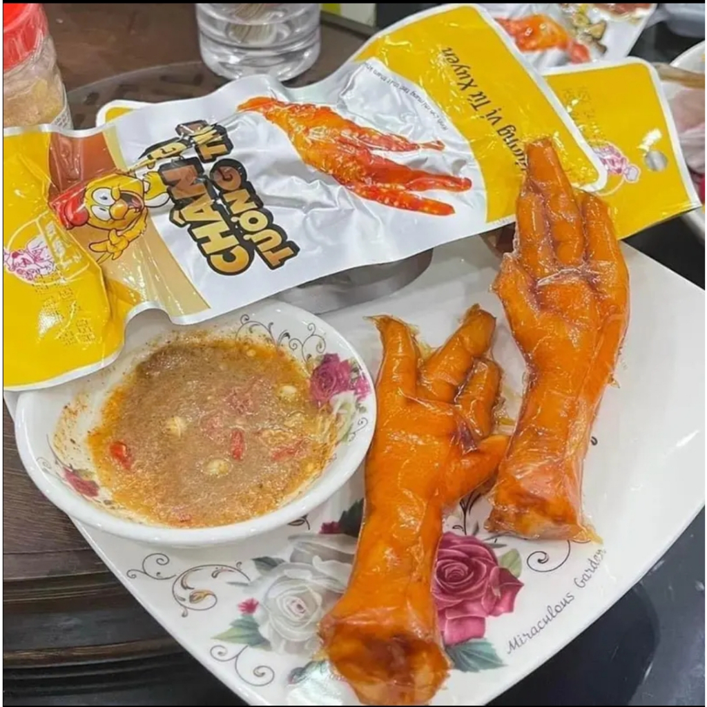 COMBO 10 Chân gà cay tương thơm vị tứ xuyên sản xuất tai việt nam