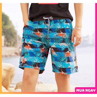 Quần short đi biển có túi đựng 2 bên nam nữ thời trang mát mẻ trẻ trung giá rẻ phong cách cá tính