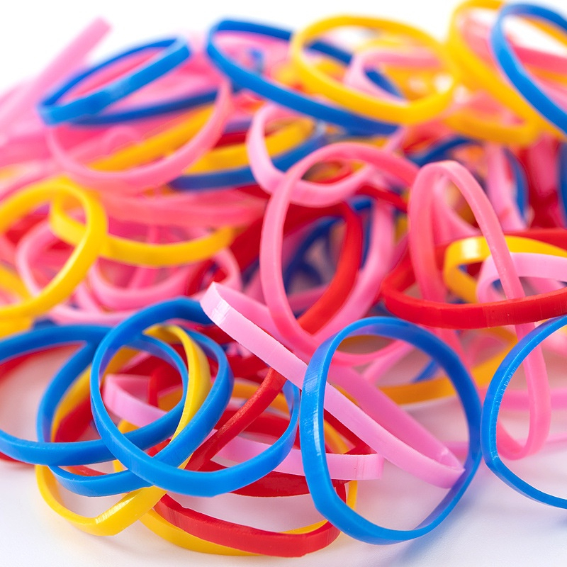 Hộp 160 Chun Buộc Tóc Cho Bé Gái Nhiều Màu PKT33