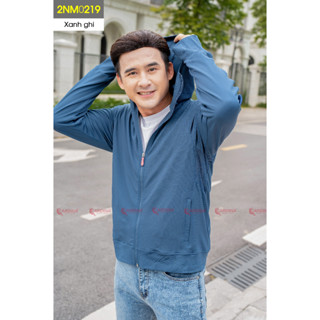 Áo chống nắng nam CARDINA 2 lớp chất thun lạnh cao cấp viền thể thao chống tia UV 2NM02