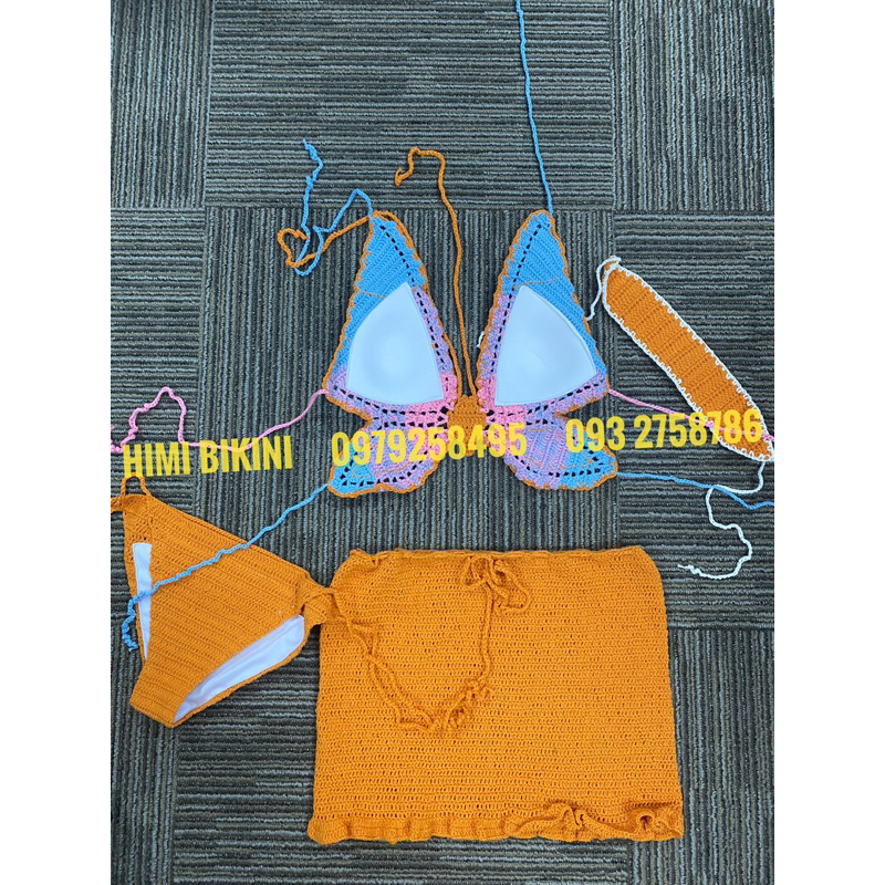 Set len phối màu siêu đẹp butterfly - cánh bướm, handmade