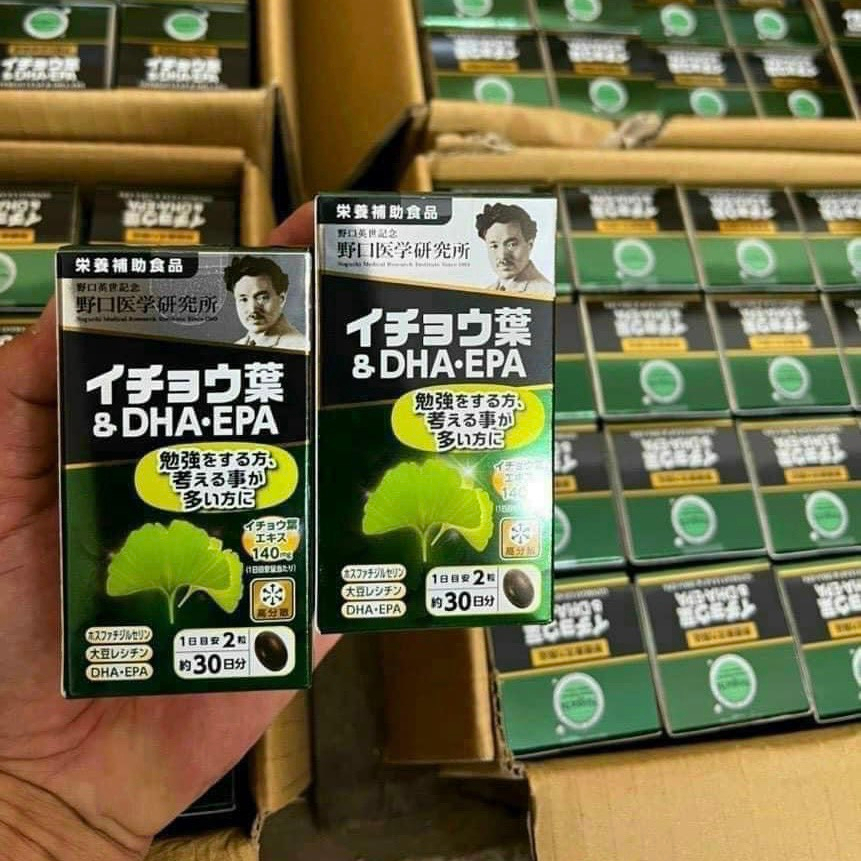 Viên uống bổ não Noguchi DHA EPA Ginkgo Nhật Bản