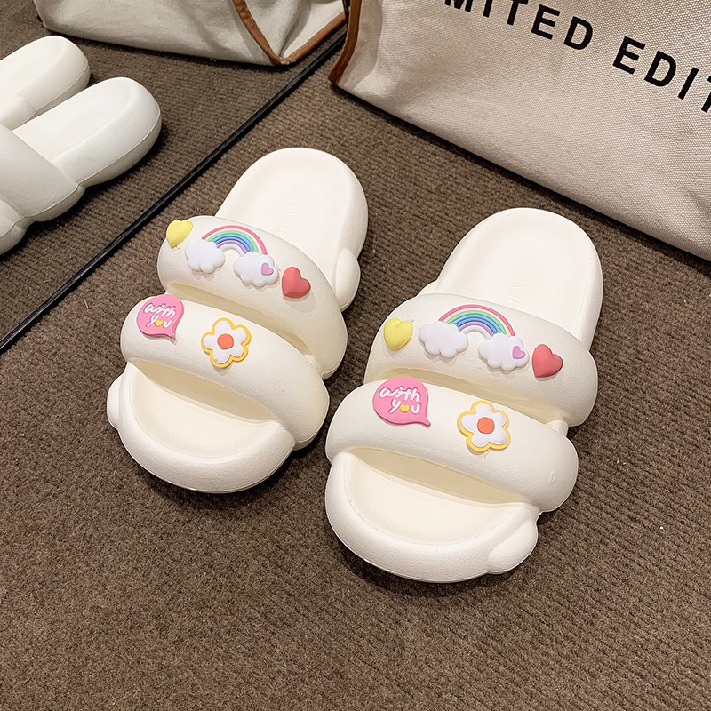 Dép cross nữ 2 quai, Dép, Dép bánh mì chống trơn trượt