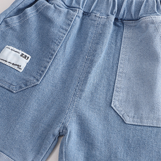 Set đồ bé trai áo sơ mi tay ngắn họa tiết kèm quần jean MINTSCLOSET Mint's Closet đồ mùa hè bé 1 2 3 4 5 tuổi - TN3187