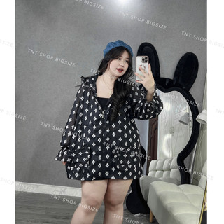 ÁO KHOÁC TƠ NHÚN HOA [TNT SHOP BIGSIZE 60KG 90KG]