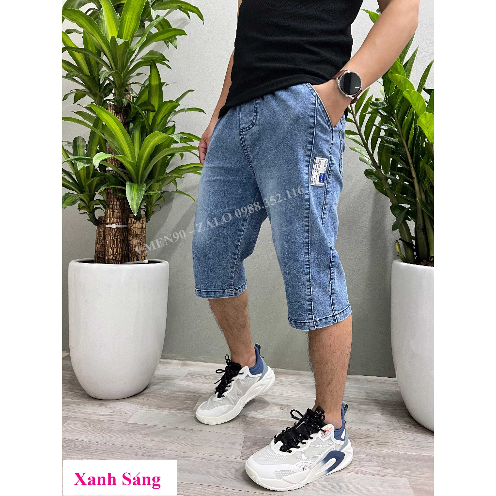 [Ảnh Thật] Quần Jeans Nam Lửng Qua Gối Đơn Giản Lịch Sự (J81)