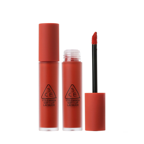 Son 3CE Soft Lip Lacquer Ordinary Red – Màu Đỏ Ớt
