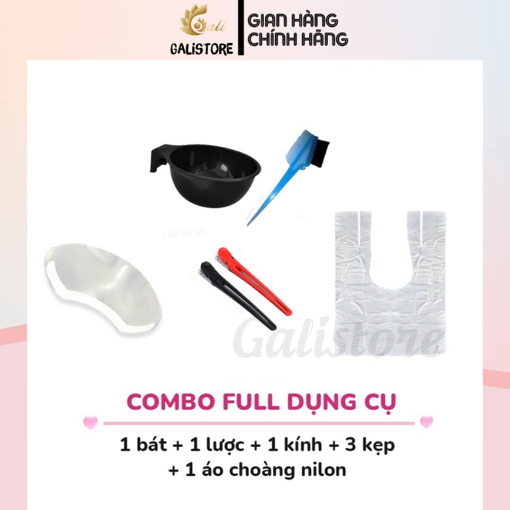 Thuốc nhuộm tóc màu bạch kim+tặng kèm trợ dưỡng - lemon.hair