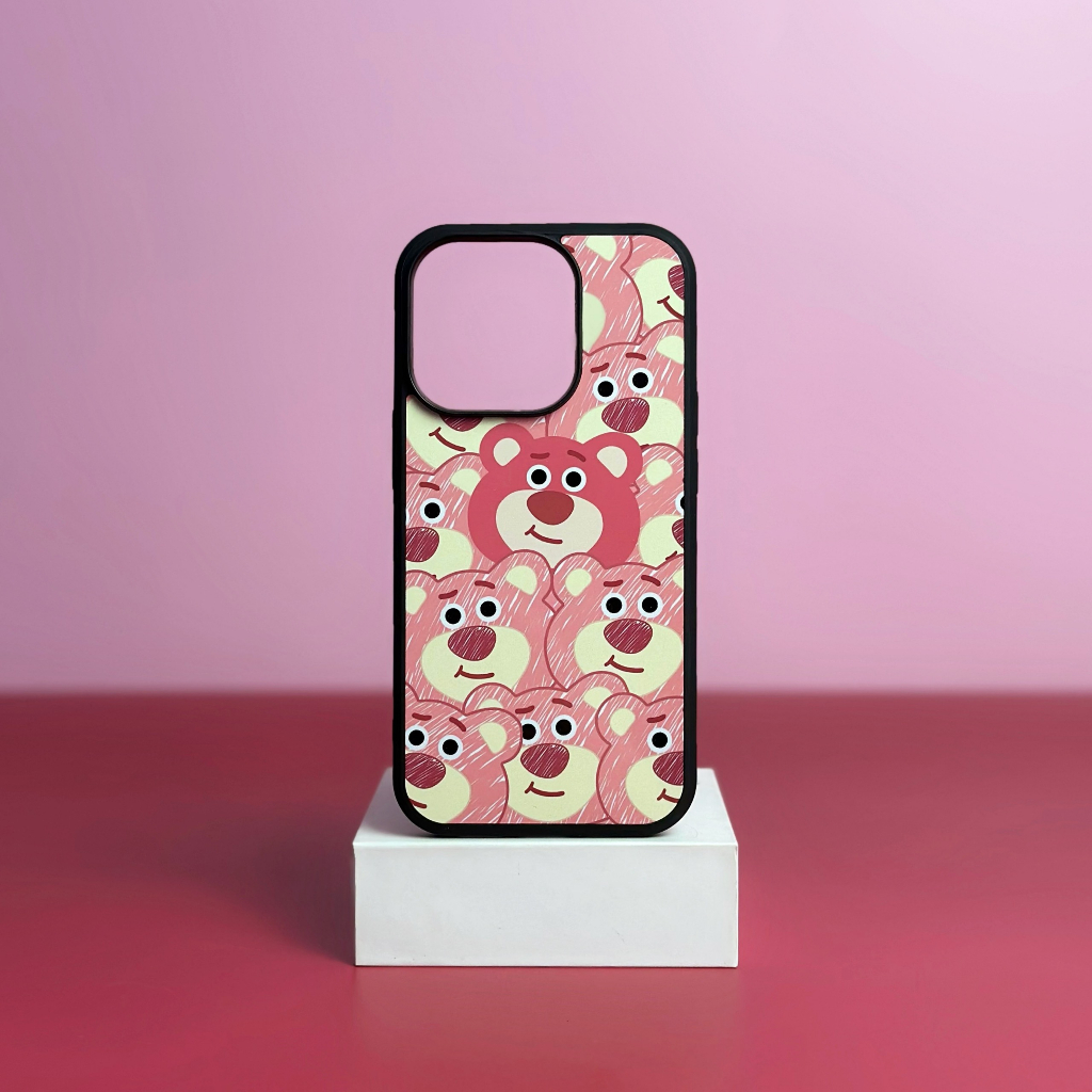 Ốp lưng in hình gấu dâu Lotso Bear dành cho điện thoại Oops Case OPCA101