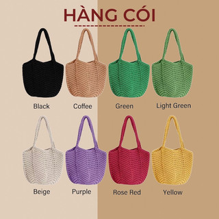 Túi lưới đan móc lưới thời trang hè cho nữ-Hàng Cói