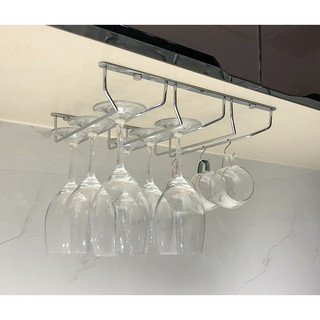 Giá treo ly rượu vang Inox 304 cao cấp mẫu mới lớn hơn - sáng tạo kiểu châu Âu mẫu mới