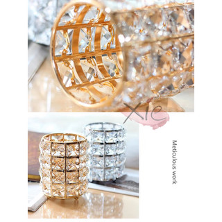 Lọ đựng cọ nail sang chảnh, tiện lợi - cốc pha lê đựng dụng cụ chuyên dụng ngành nail ✨🌷
