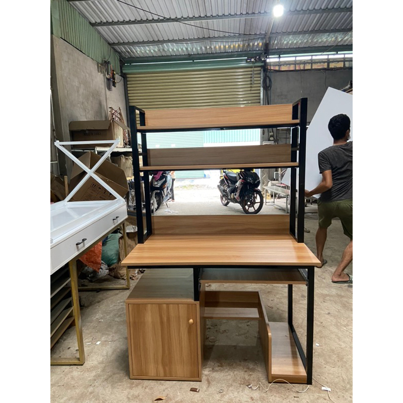 Bàn kệ cpu kệ trên bàn khung sắt