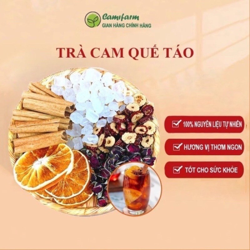 Trà thanh lọc cơ thể, tốt cho sức khỏe Camifarm gói 10g