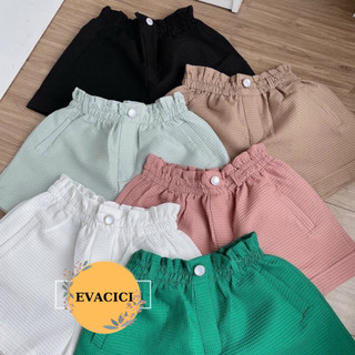 Quần short cạp cao tổ ong hàng mới siêu Hot
