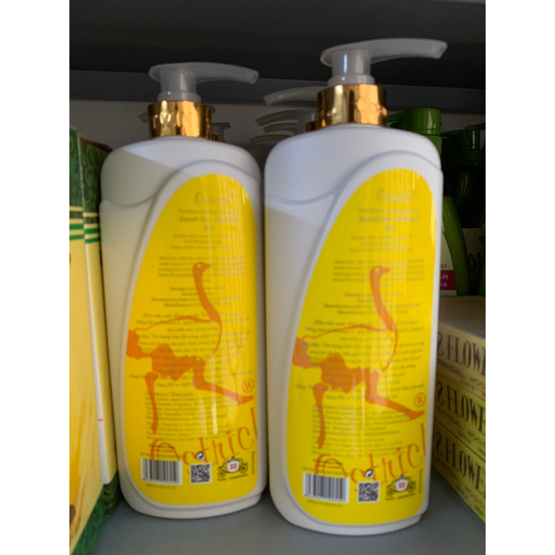 Sữa tắm dưỡng ẩm trắng da lưu hương Đà ĐIỂU Ostrich shower gel 900ml