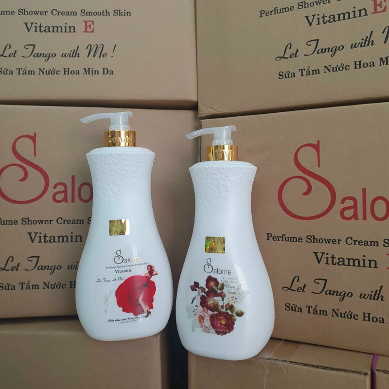 Sữa tắm nước hoa mịn da Salome Perfumed Shower Cream Smooth Skin 900ml