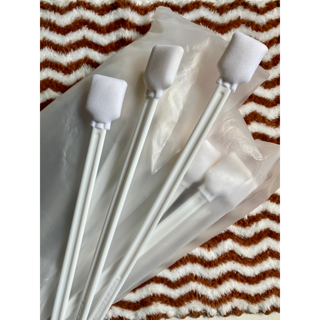 ✅COMBO QUE LAU ĐẦU PHUN✅Chổi lau/ Que lau đầu phun màu trắng dài 23cm dùng vệ sinh các loại đầu phun I3200,4720,...