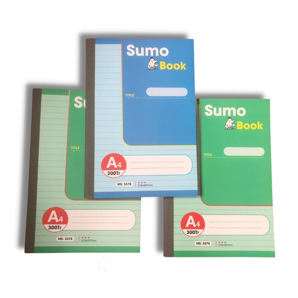 Sổ may gáy SUMO A4 Hải Tiến 300 trang 3378 - Bìa bồi cao cấp (210x297mm)