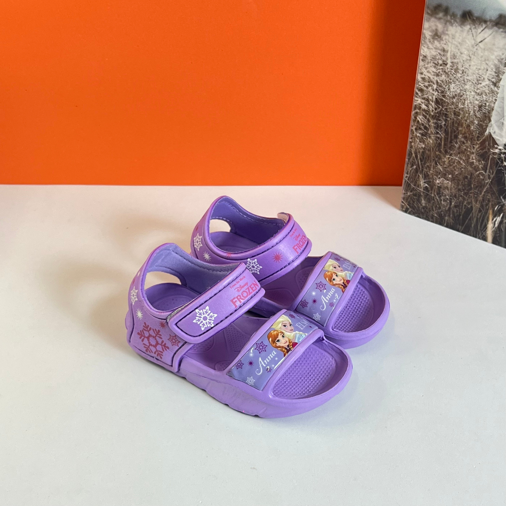 Giày Sandal Công Chúa Elsa 4 màu phiên bản 2023 siêu đáng yêu cho bé gái 1-5 tuổi nhẹ, mềm và chống trơn trượt