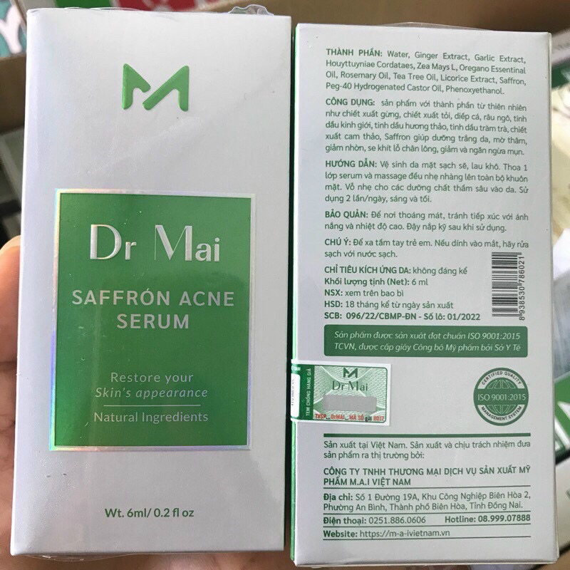 Dr Mai Nguyên Chất Và Mix Mẫu Mới 6ml 2022