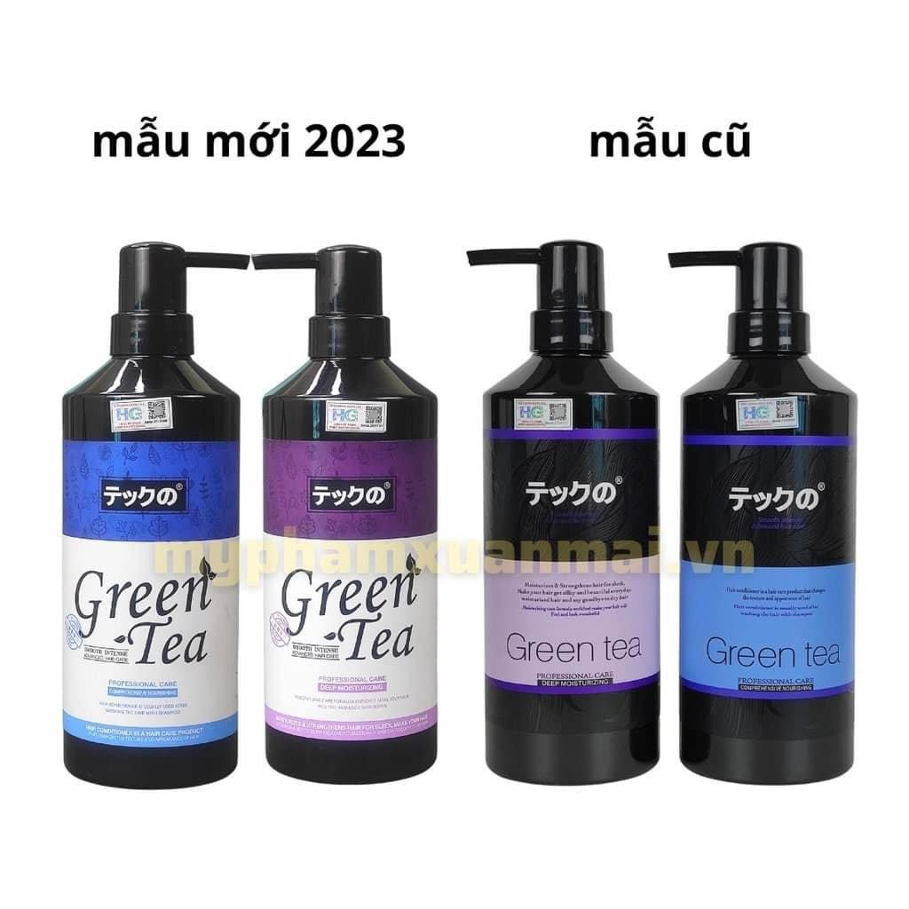 Cặp dầu gội xả trà xanh MEIKI 780mnl kiềm dầu cho da đầu và cân bằng độ ẩm phục hồi hư tổn cho mái tóc. ALYA
