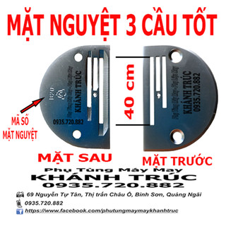 Mặt nguyệt 3 cầu tốt  Đài Loan máy may 1kim (khâu) công nghiệp