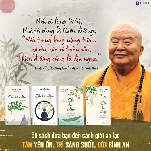 Bộ Sách 4 Cuốn: Cho Là Nhận - Tâm Thanh Tĩnh, Đời Ắt An Yên - Đại sư Tinh Vân - Bizbooks | BigBuy360 - bigbuy360.vn