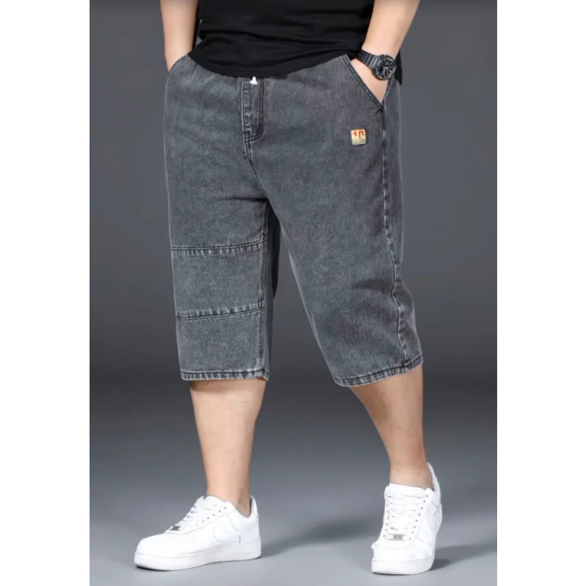 Quần Lửng Thụng Có Size 110Kg Jeans Nam Rộng Thoải Mái Năng Động