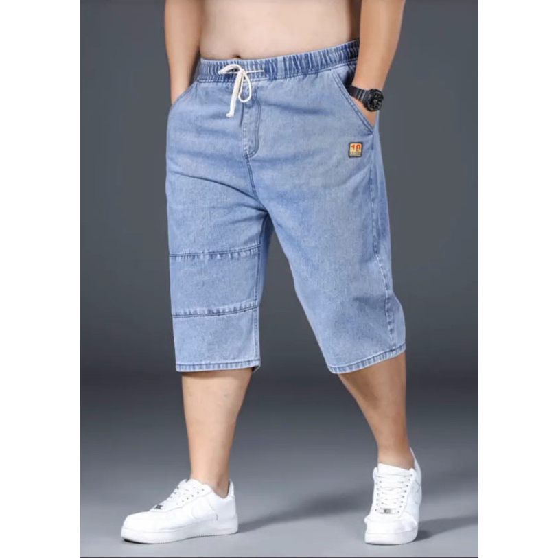 Quần Lửng Thụng Có Size 110Kg Jeans Nam Rộng Thoải Mái Năng Động
