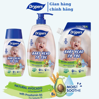 Sữa tắm Drypers Head to Toe chiết xuất quả bơ
